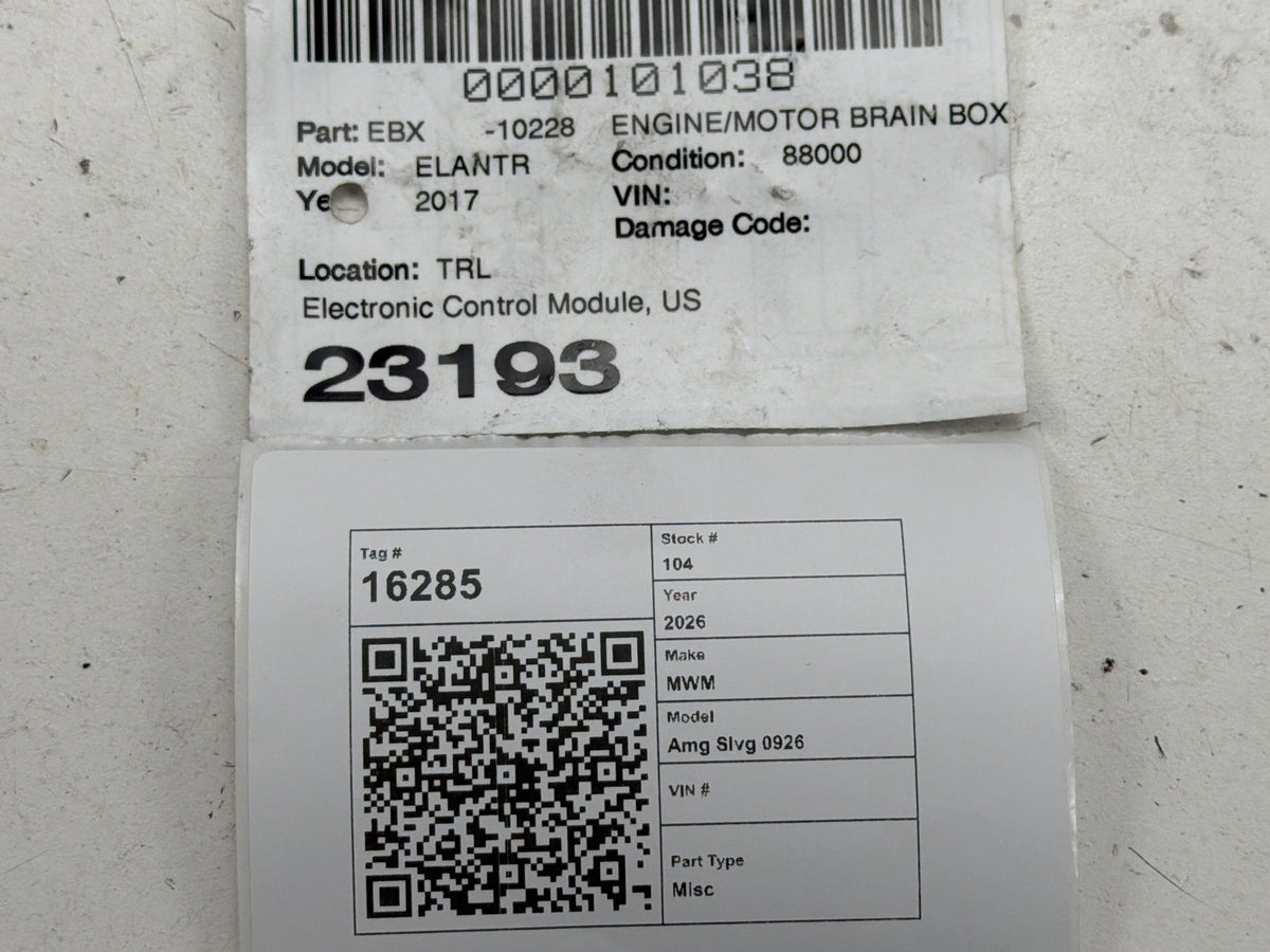 2015-2017 Hyundai Elantra Engine Control Module Unit ECU 39172-2EFE1 OEM