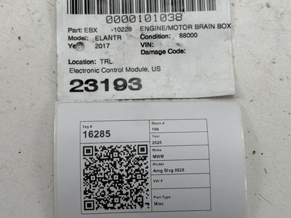 2015-2017 Hyundai Elantra Engine Control Module Unit ECU 39172-2EFE1 OEM
