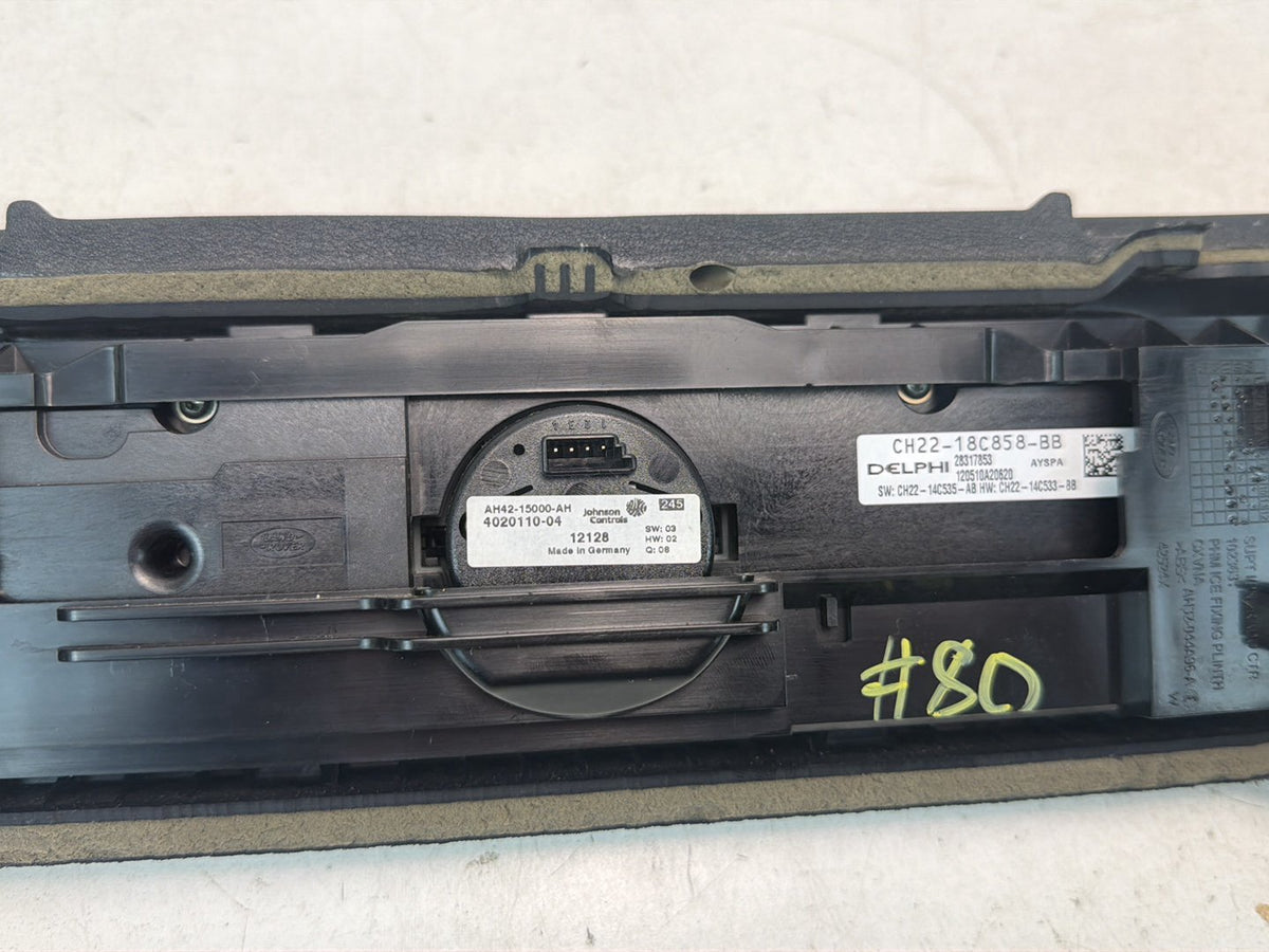 2012-2013 Land Rover Range Rover Sport Trim Panel Audio Control Clock Switch OEM