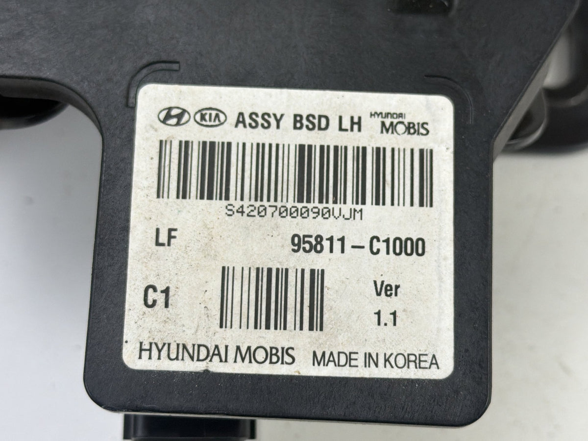 2015-2017 Hyundai Sonata Rear Left Blind Spot Radar Sensor With Wiring OEM