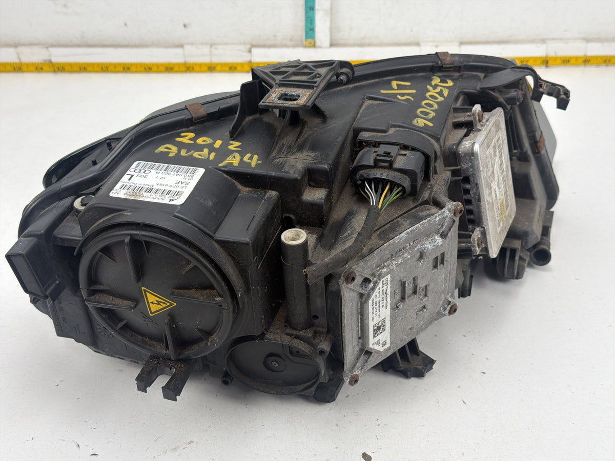 Title 2010-2012 Audi A4 Front Left Driver Side Bi-Xenon HID DRL Headlight OEM