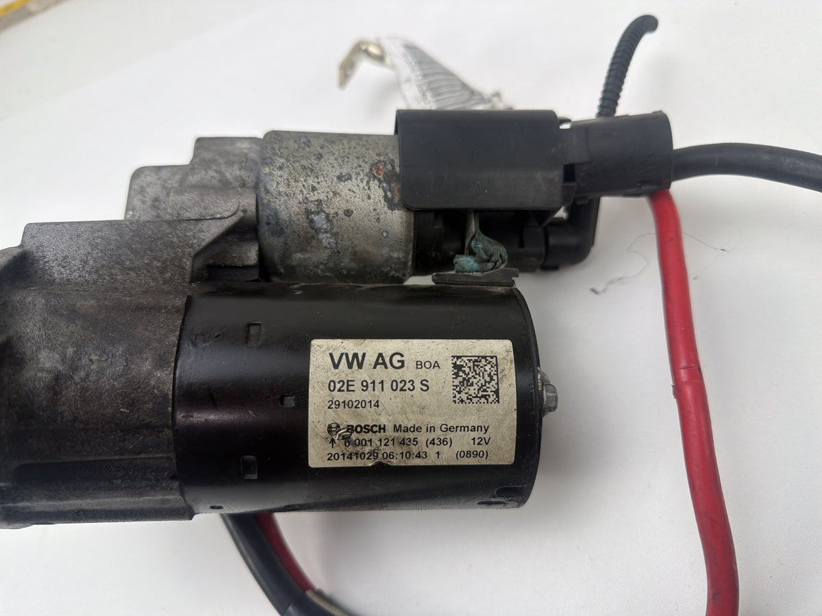 2015-2018 Audi A3 2.0L Convertible Engine Starter Motor 02E911023S OEM