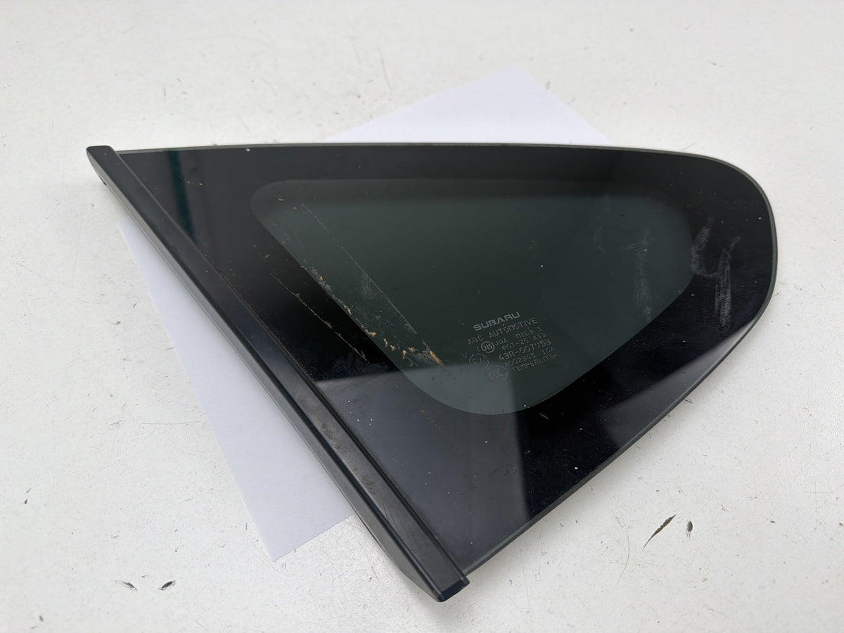 2013-2015 Subaru XV Crosstrek Rear Left Quarter Privacy Glass 43R-007953 OEM