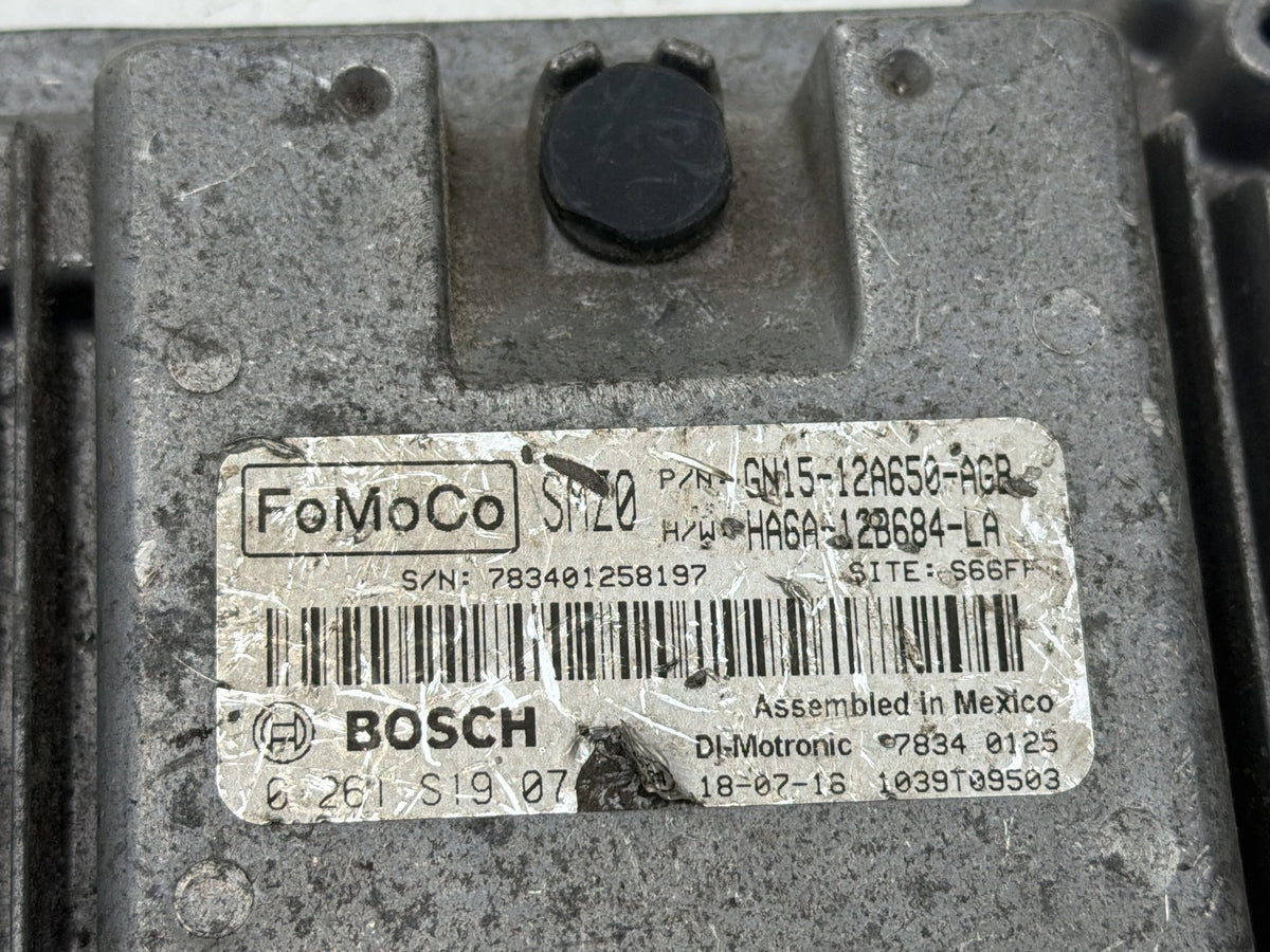 2018-2021 Ford EcoSport 1.0 Engine Control Module Unit ECU GN15-12A650-AGB OEM