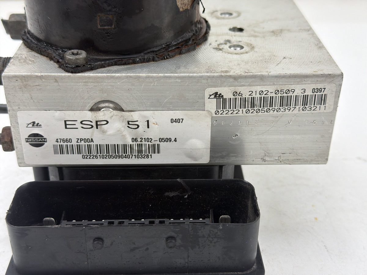 2005-2008 Nissan Pathfinder ABS Pump Anti Lock Brake Module 47660-ZP00A OEM