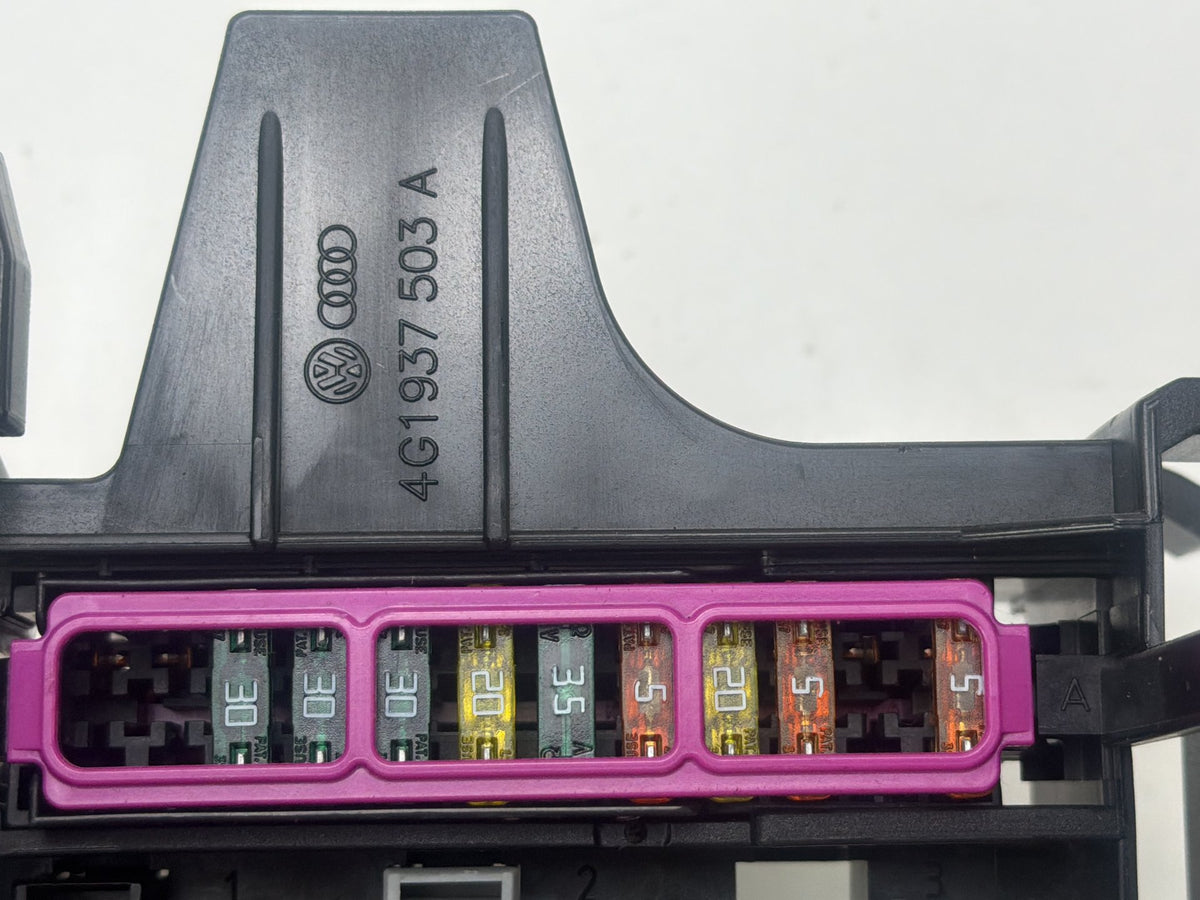 2012-2018 Audi A7 Quattro Front Left Fuse Relay Plate Holder 4G1937503A OEM