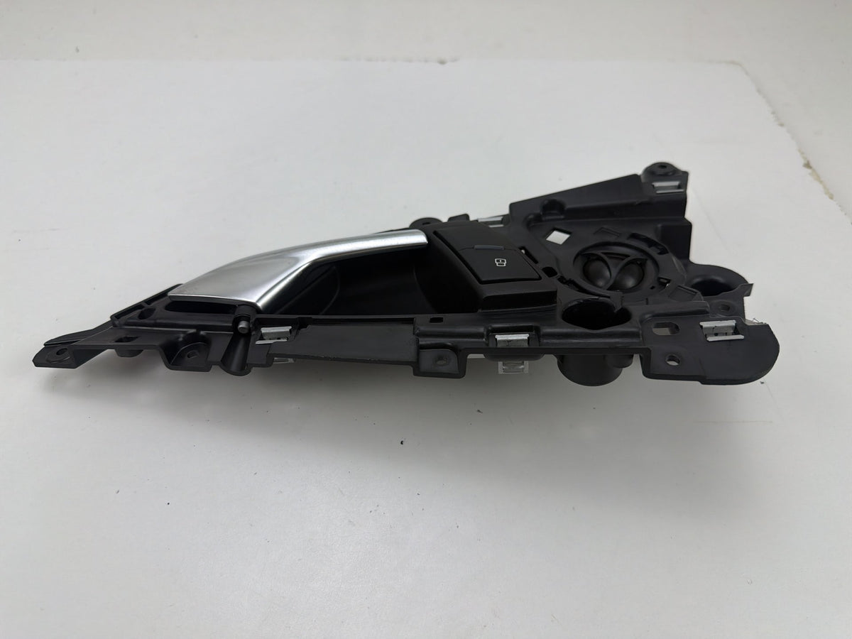 2012-2018 Audi A7 Quattro Rear Right Interior Door Handle w/ Tweeter Speaker OEM