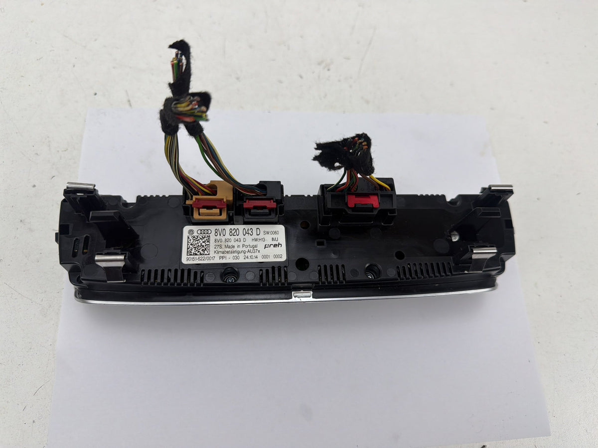 2015-2016 Audi A3 AC Heater Temperature Climate Control 8V0820043D OEM