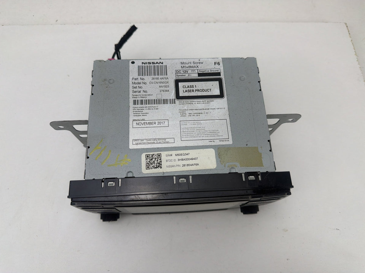 2017-2019 Nissan Sentra Radio Receiver CD Player 28185 4AF6A OEM