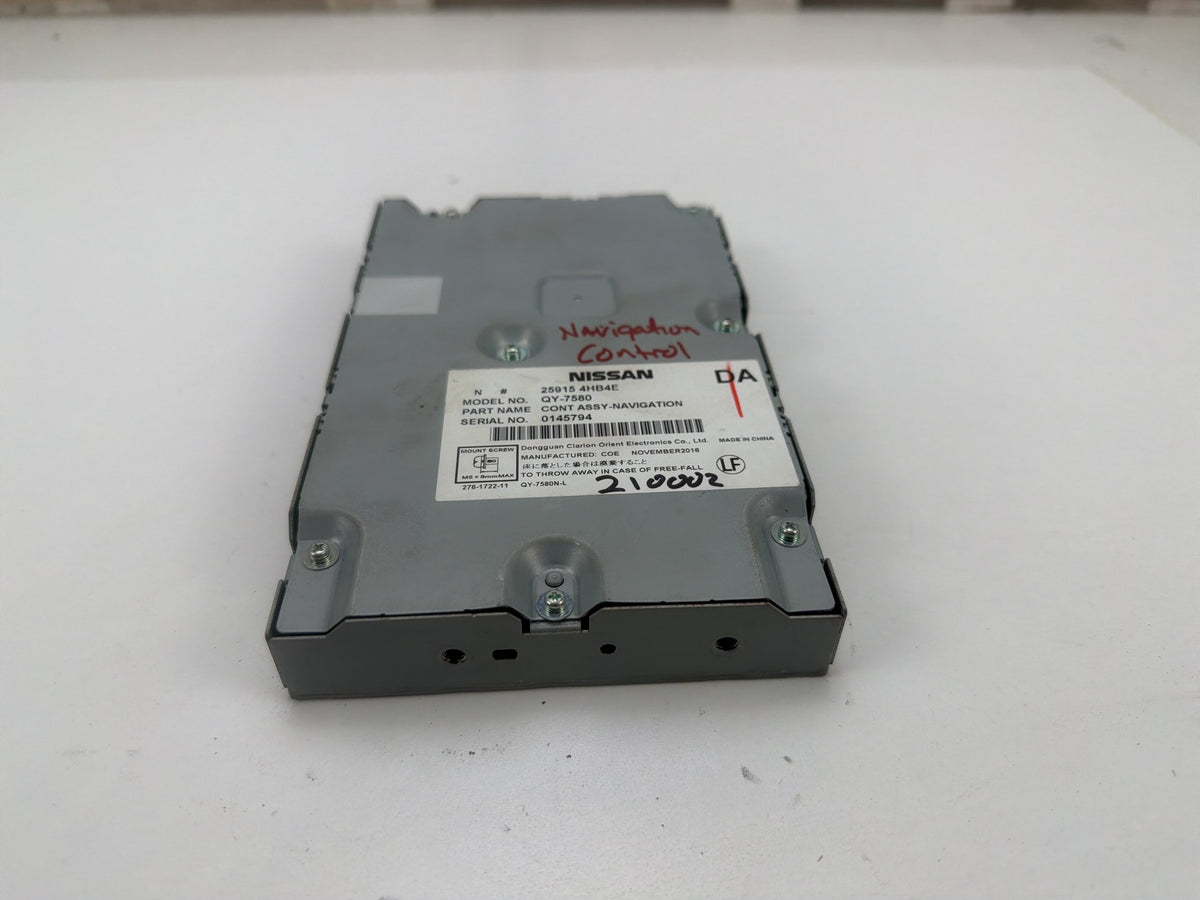 2017-2019 Infiniti Q60 Navigation Control Module GPS Computer 259154HB4E OEM