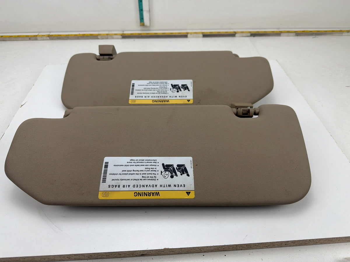 2006-2012 Mercedes-Benz R350 Front Left/Right Sun Visor Set Tan Beige OEM