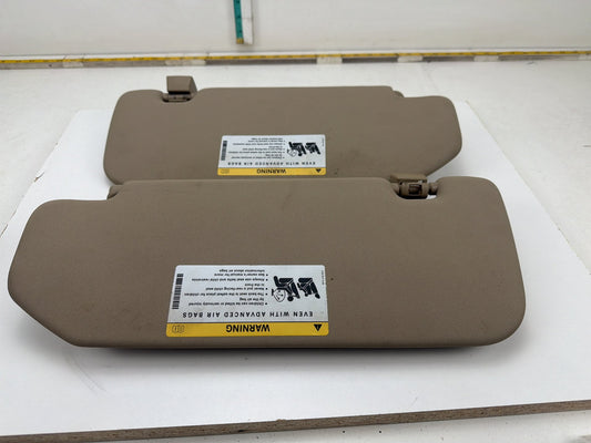 2006-2012 Mercedes-Benz R350 Front Left/Right Sun Visor Set Tan Beige OEM