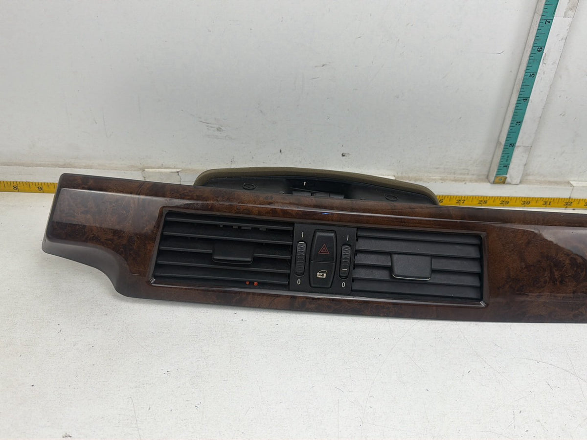 2008-2010 BMW 528i E60 Center Right Dash Molding Trim Panel w/ Air Vent OEM