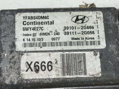 2011-2014 Hyundai Sonata Engine Computer Control Module 39101-2G666 OEM