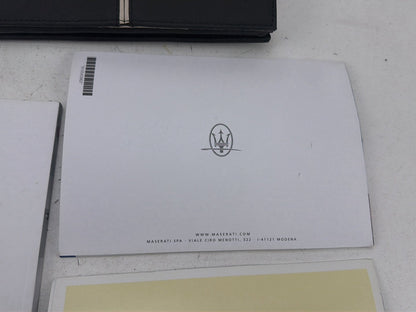 2014-2017 Maserati Ghibli Owners Manual Guide Book OEM