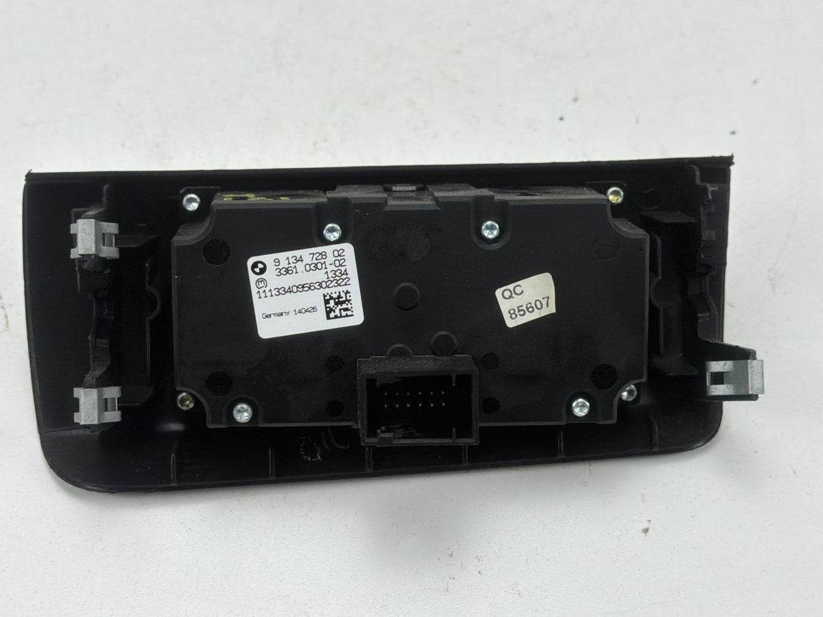 2007-2013 BMW X5 Front Headlight Switch Control Panel Bezel 61319134728 OEM