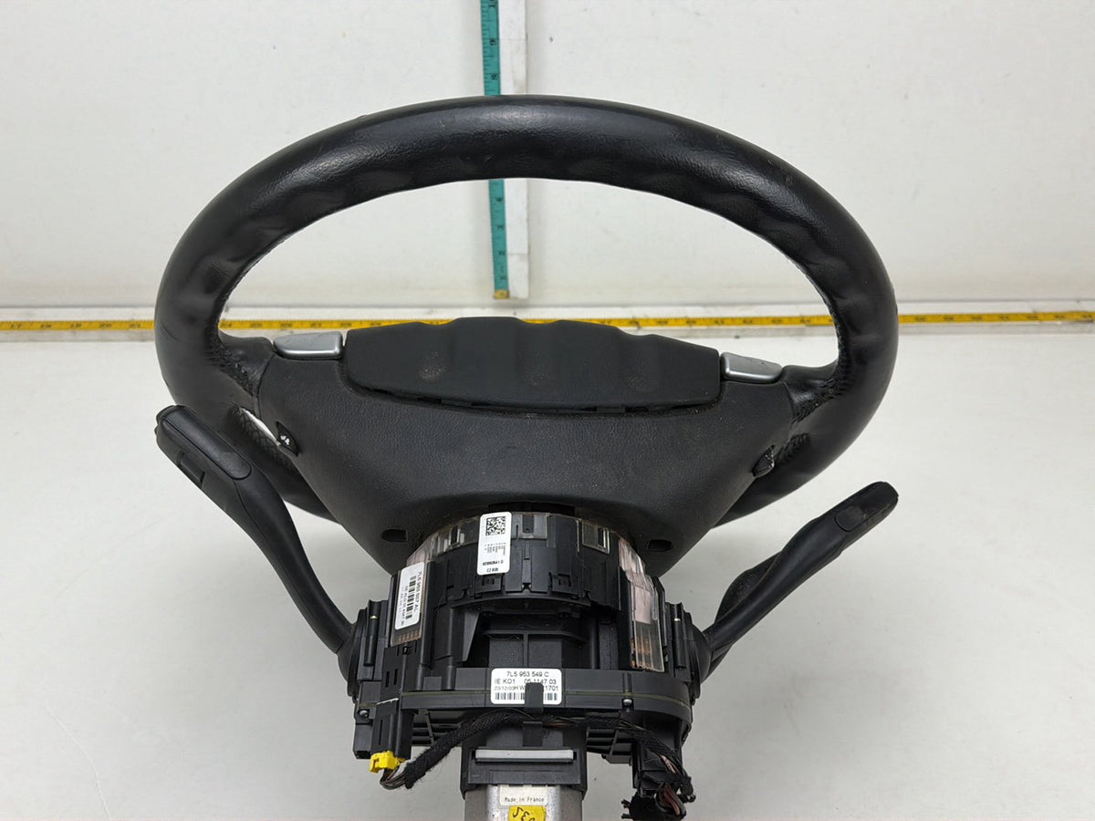 2003-2006 Porsche Cayenne Steering Wheel Multifunctional w/ Steering Column OEM