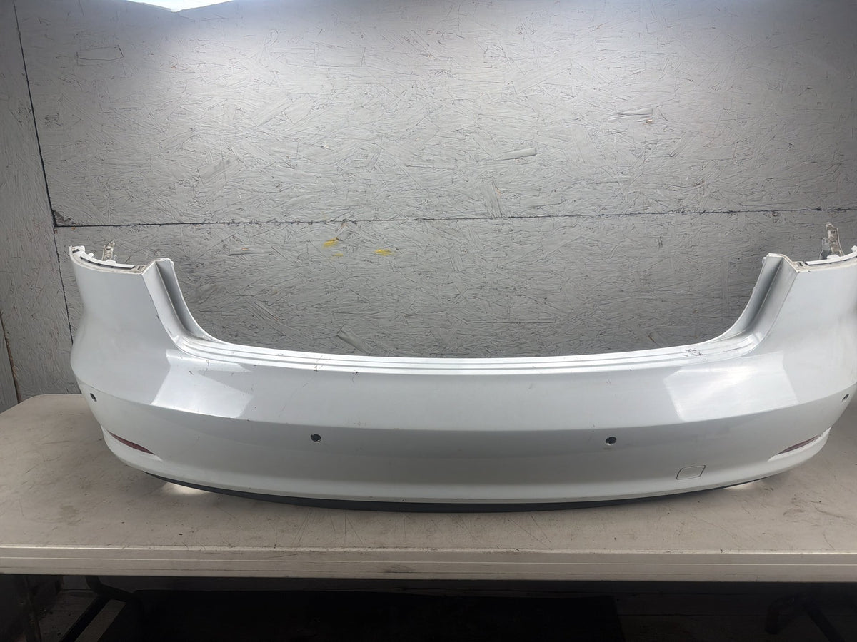 2015-2016 Audi A3 Convertible Rear Bumper Cover Assembly White 89772051