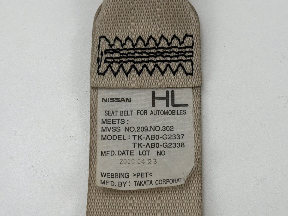 2011-2013 Infiniti QX56 Tan Seat Belt Retractor Assembly C71210L10 OEM