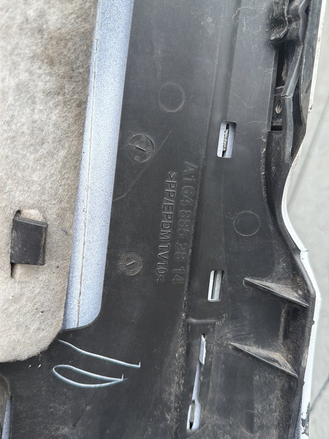 2007-2012 Mercedes-Benz GL450 GL-Class X164 Rear Bumper Cover A1648852714 OEM
