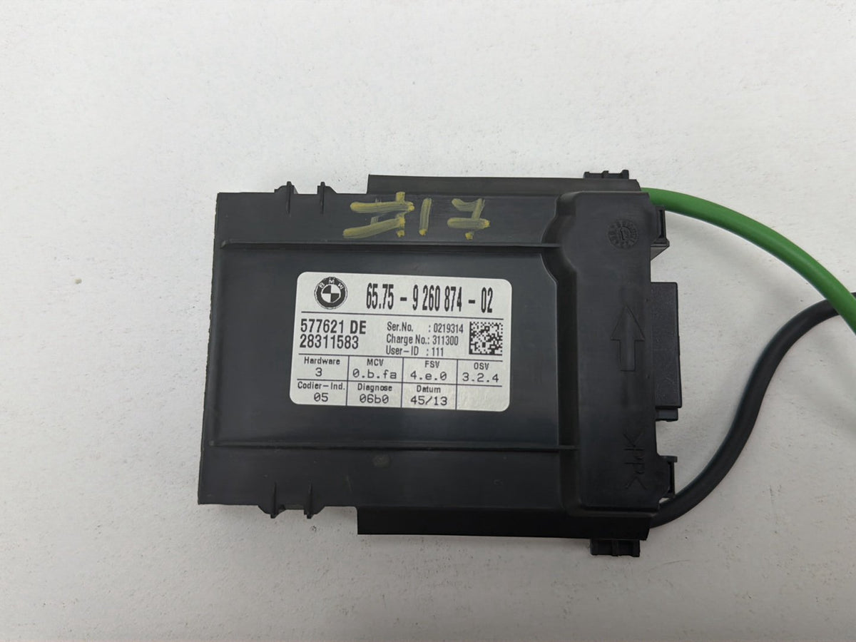 2012-2014 BMW X1 E84 Anti Theft Ultrasonic Motion Roof Sensor Module 9260874 OEM