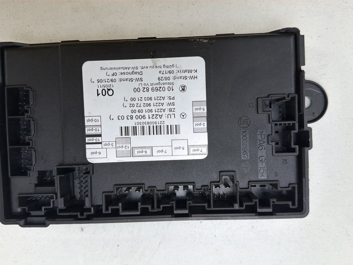 2007-2013 Mercedes-Benz S-Class W221 Front Left Door Control Module Unit OEM