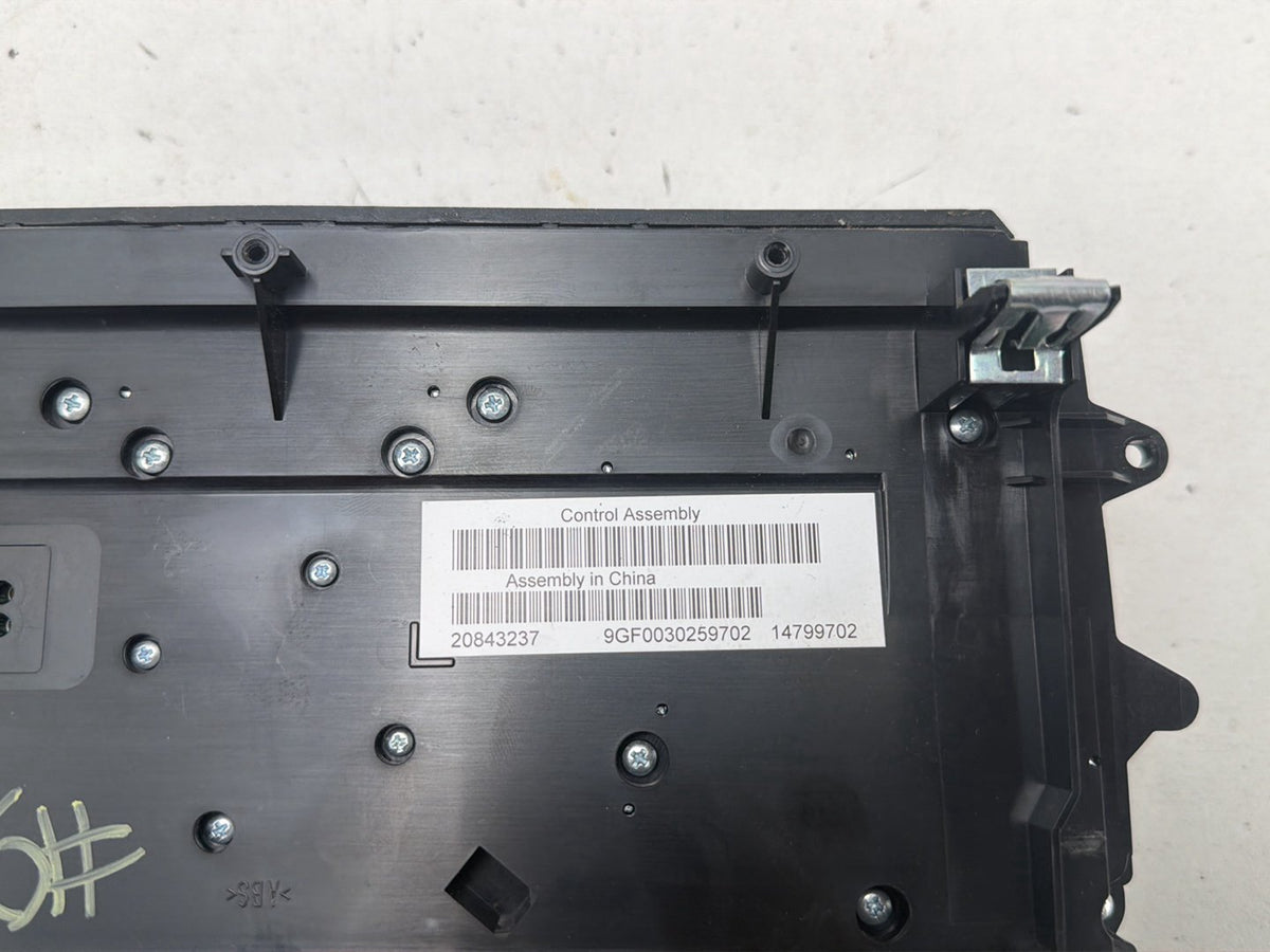 2010 Buick LaCrosse Radio AC Heater Temperature Climate Control Panel OEM
