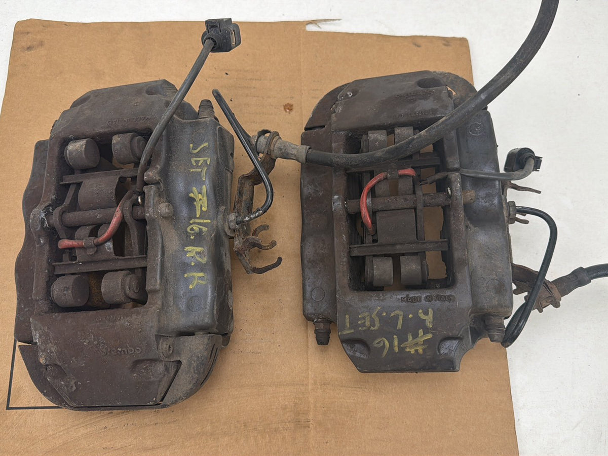 2004-2010 Porsche Cayenne 9PA-Rear Left & Right Brake Caliper Set 207673034A OEM