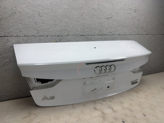 2015-2019 Audi A3 Convertible Rear Trunk Lid Decklid Tailgate Panel White OEM