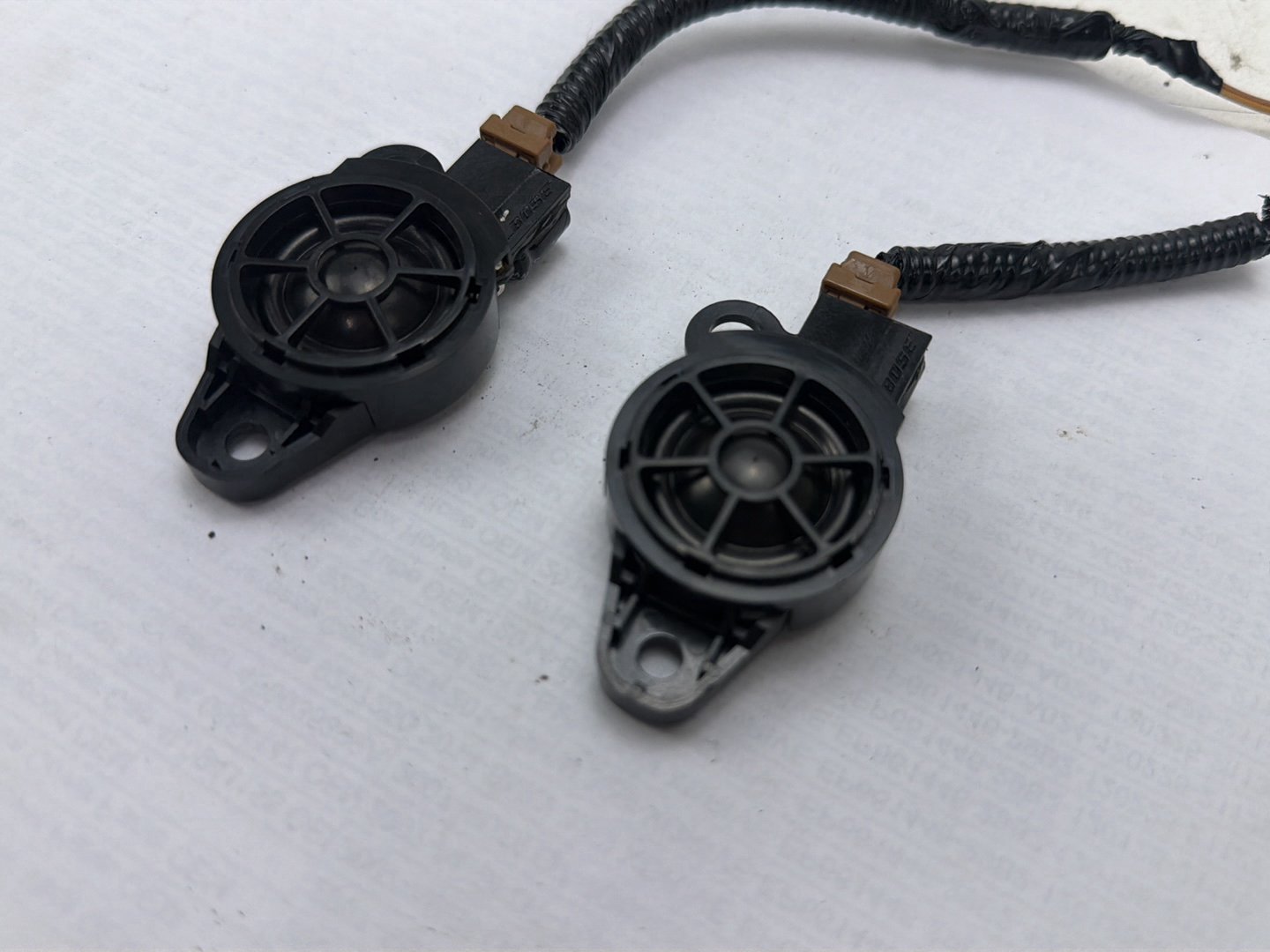 2014-2021 Infiniti Q50 Front Pillar Bose Dashboard Tweeter Speakers Pair OEM