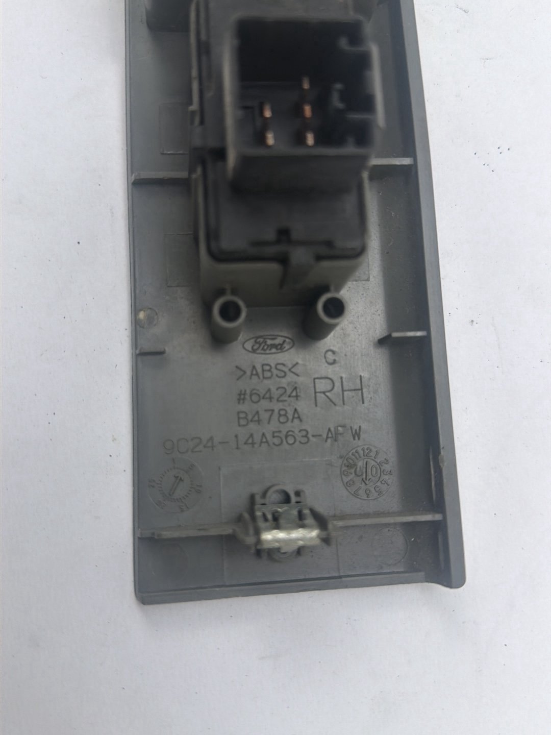 2009-2014 Ford E-250 Right Door Window Switch w/ Bezel 9C24-14A563-AFW OEM