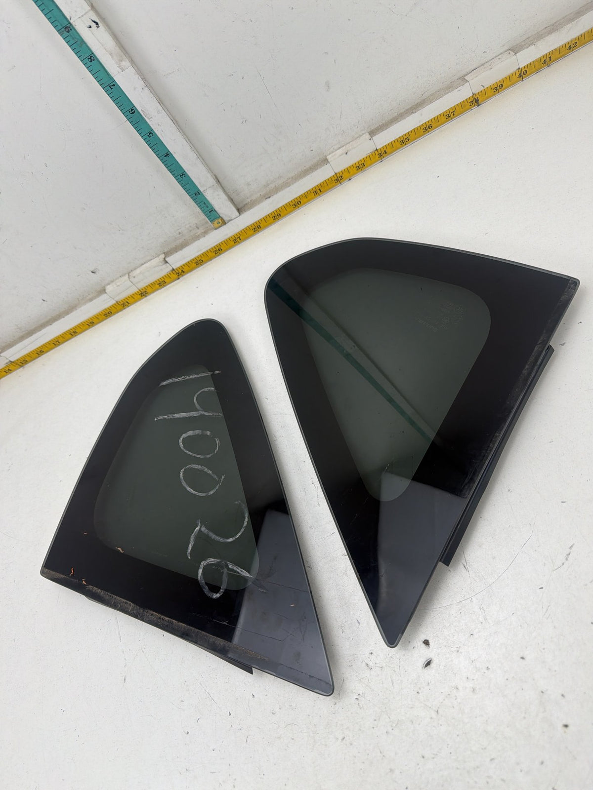 2013-2017 Subaru XV Crosstrek Rear Right-Left Quarter Vent Glass Window Pair OEM