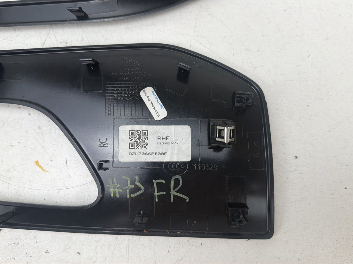 2017-2020 Jaguar F-Pace-Front RH&LH Door Handle Bezel Set of 2 HK8-3237B42-A OEM