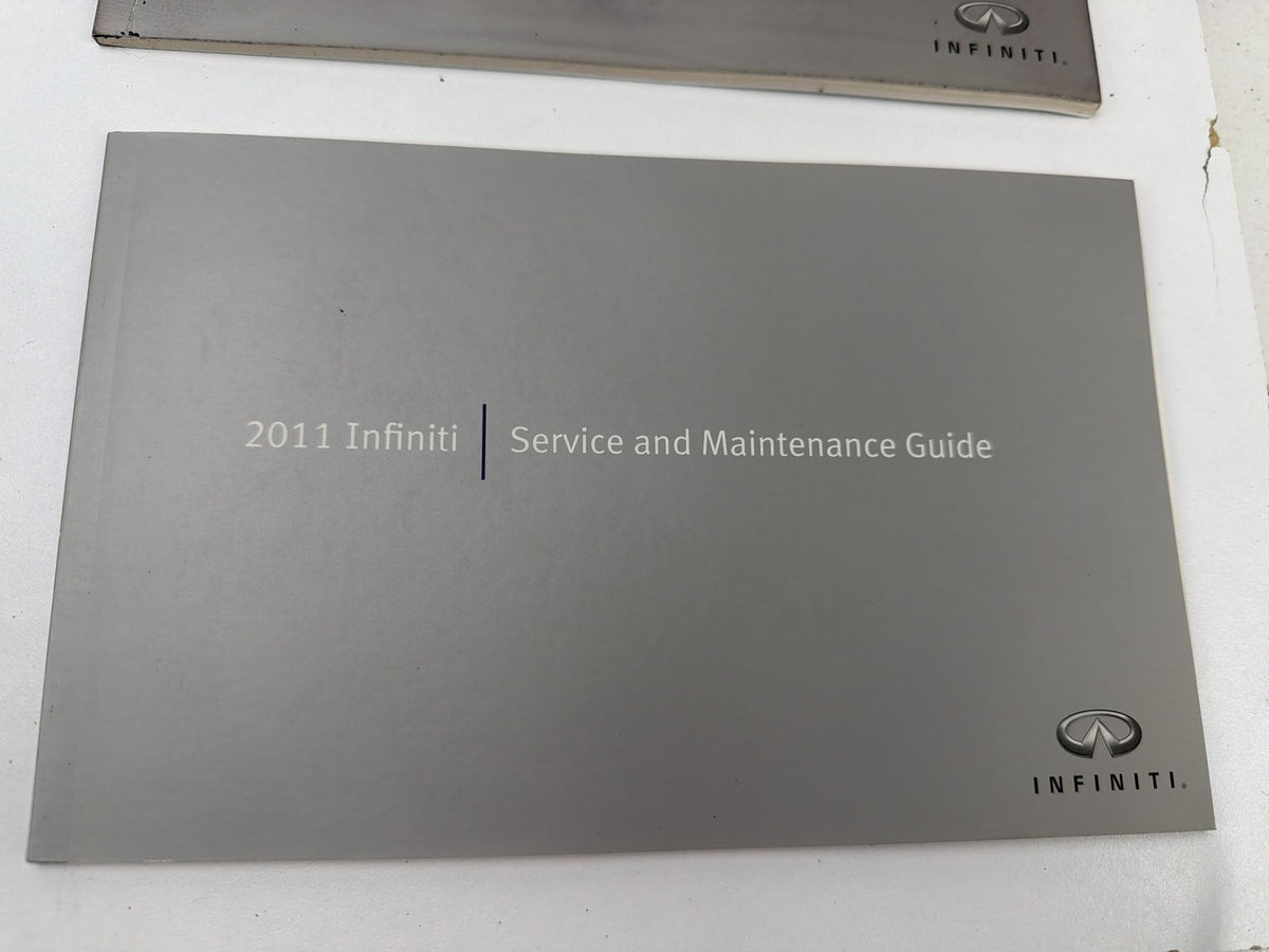 2011 Infiniti QX56 Owners Manual Case Portfolio Kit Set User Guide Book Set OEM
