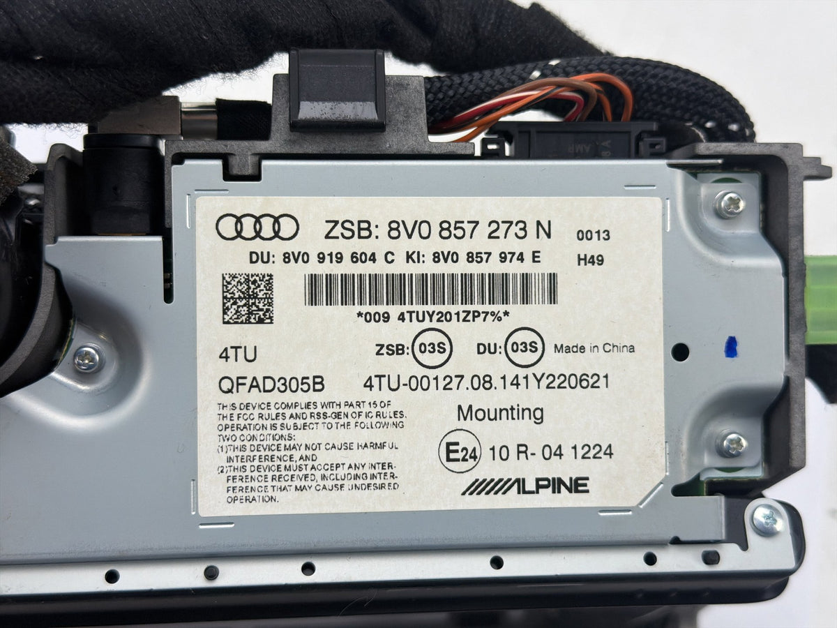 2015-2020 Audi A3 Dashboard Pop-Up Retractable MMI Monitor Navigation Screen OEM
