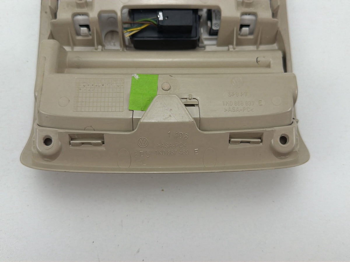 2013-2017 Volkswagen Tiguan Front Overhead Console Dome Light 1K0867489 OEM