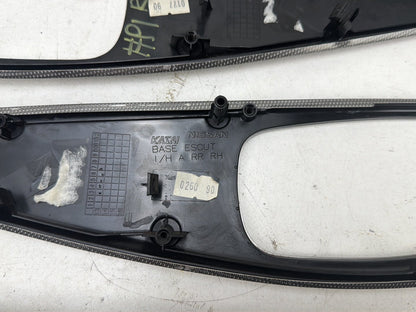 2014-2020 Infiniti Q50 V37 Interior Door Handle Trim Cover Bezel Panel 4 Pcs OEM