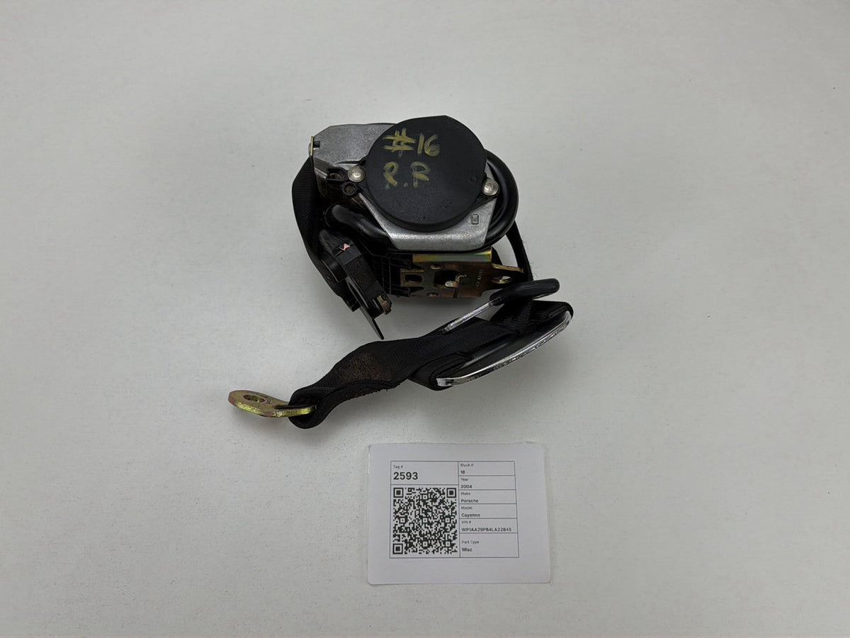 2003-2006 Porsche Cayenne Right Rear Passenger Seat Belt 7L0857806A OEM