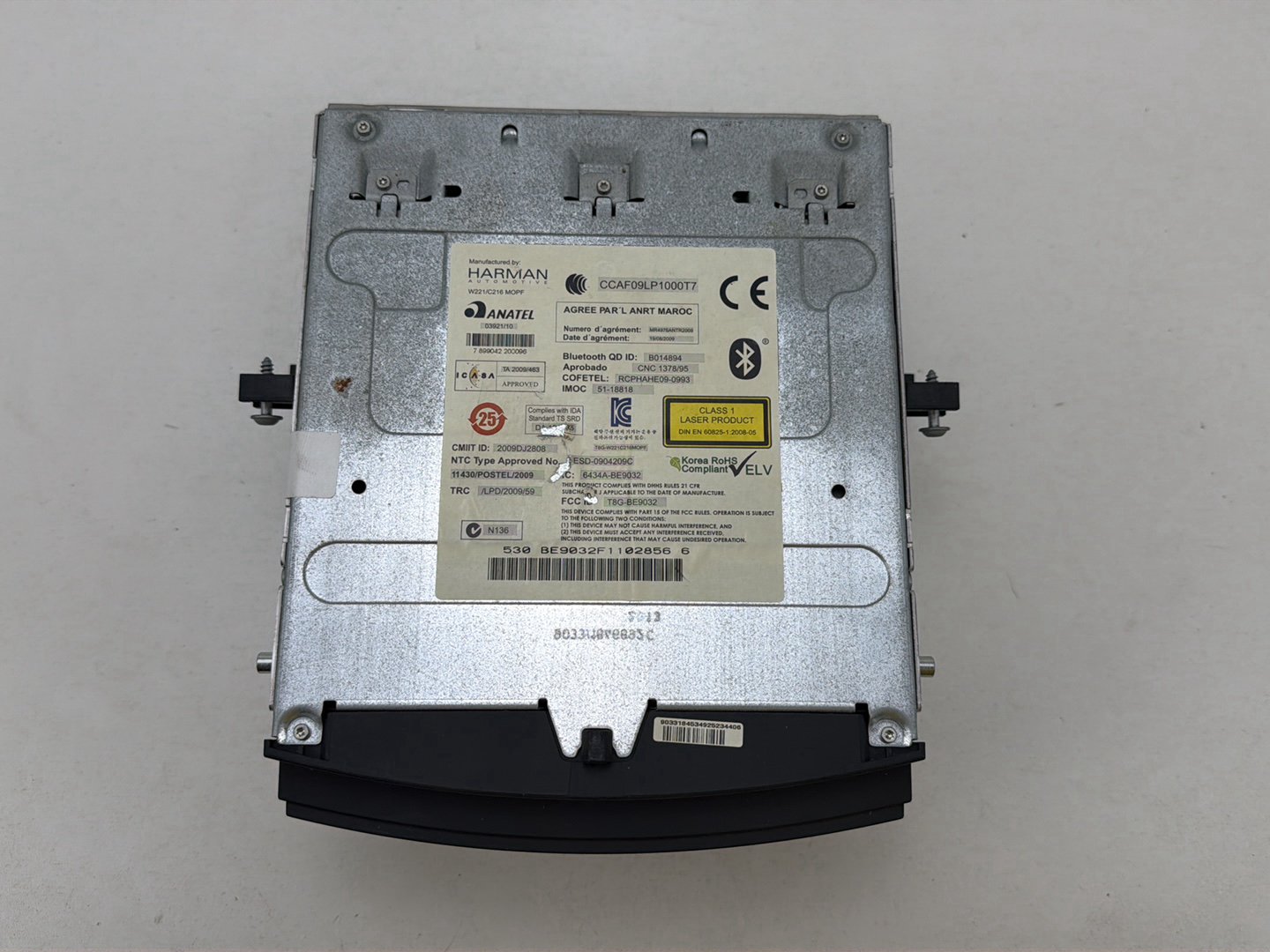 2007-2013 Mercedes-Benz S-Class W221 550 DVD Changer PN: A2218702486 OEM