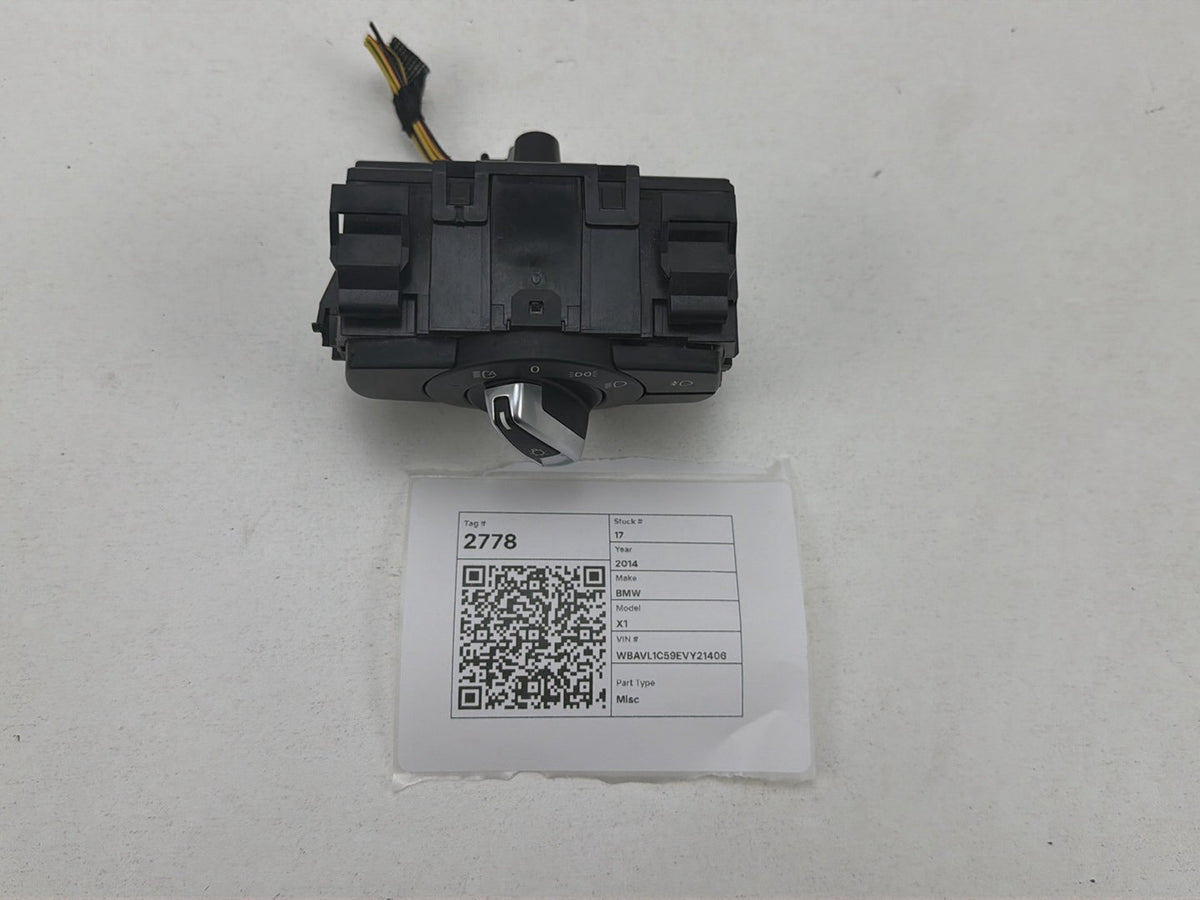 2013-2015 BMW X1 E84 Headlight Fog Light Switch Control 916939801 OEM