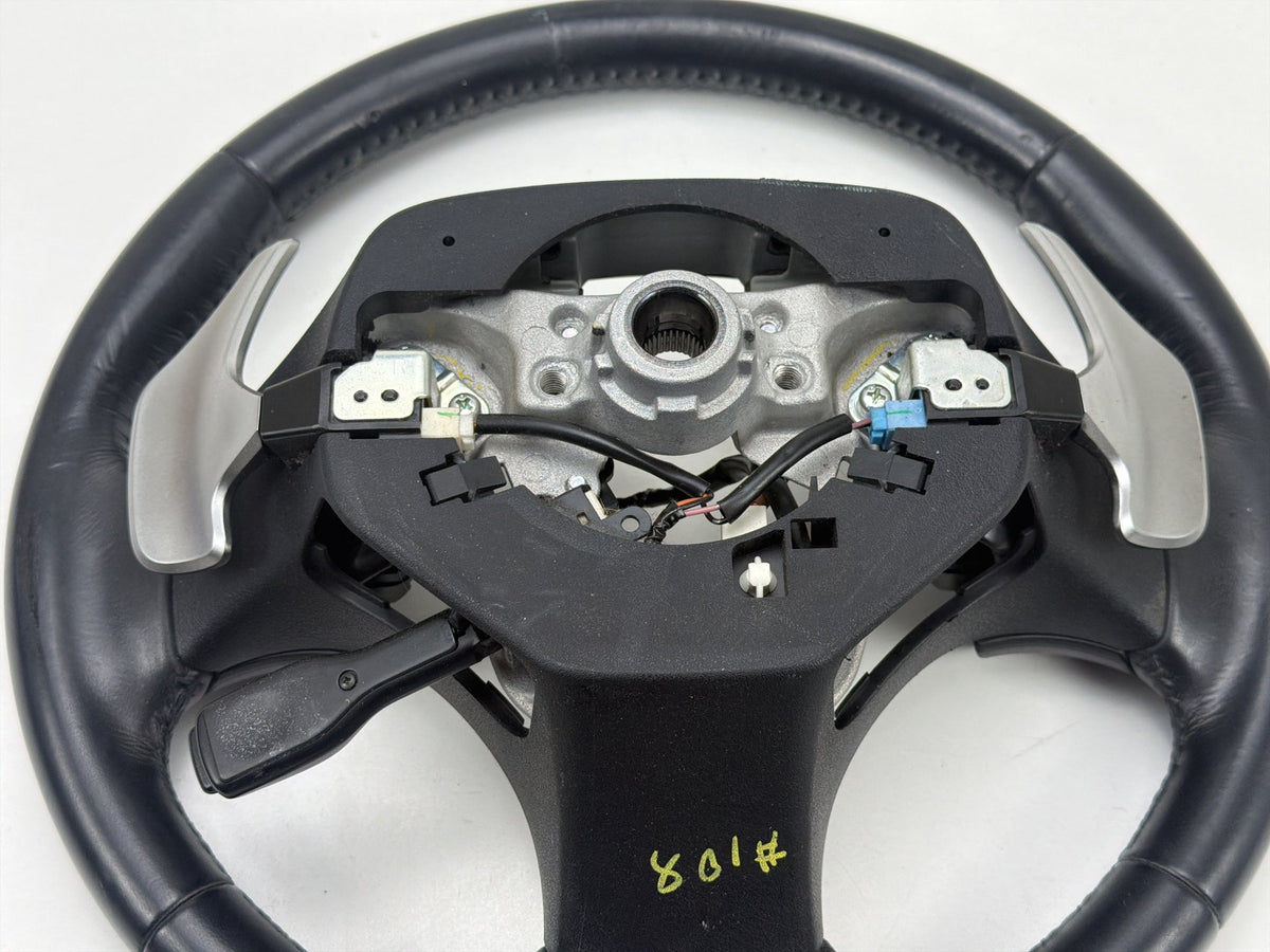 2006-2013 Lexus IS250 Steering Wheel w/ Shift Paddles Black GS120-02380 OEM