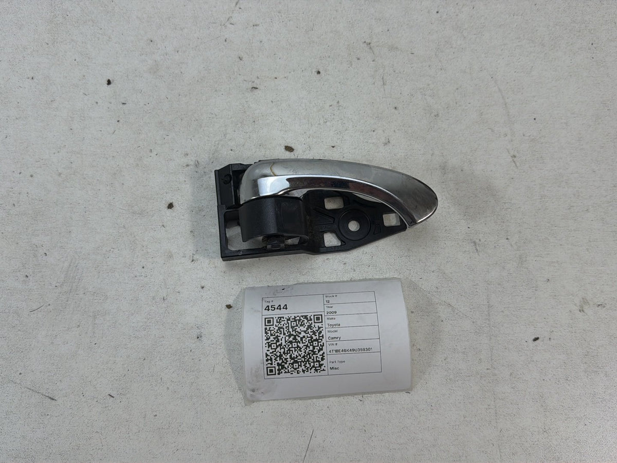 2009-2011 Toyota Camry Rear Right Passenger Side Interior Door Handle OEM