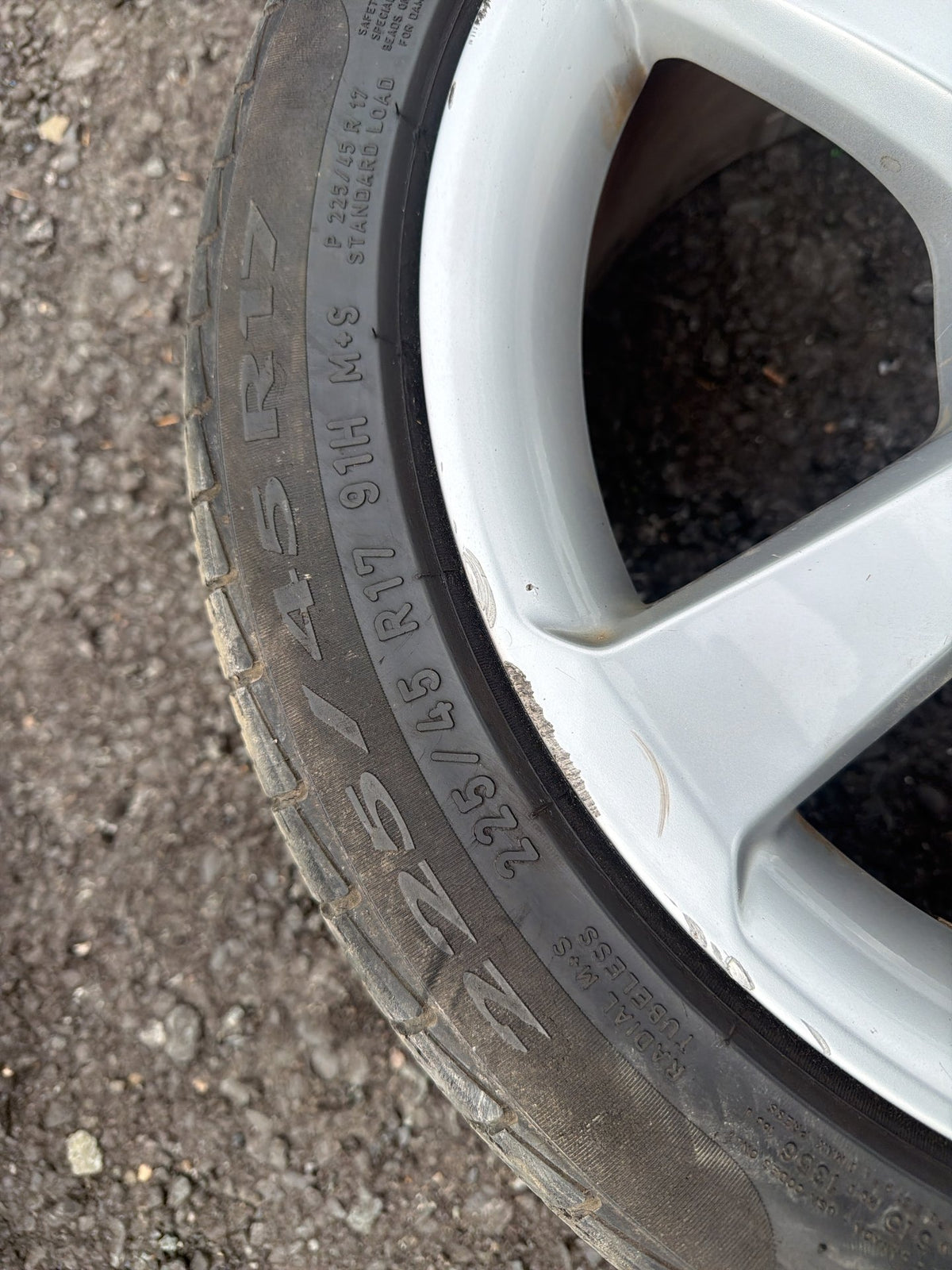 2015-2020 Audi A3 Tire Wheel Rim Set of 4 225/45 R17 91H OEM