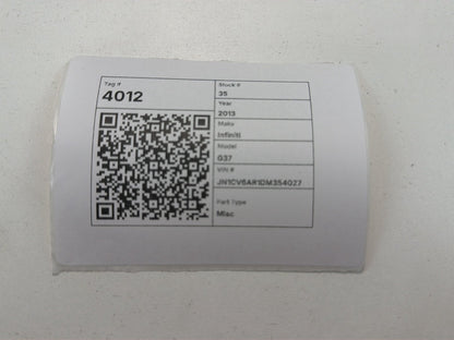 2010-2013 Infiniti G37-Yaw Rate Sensor PN: 47931-1EA1A OEM
