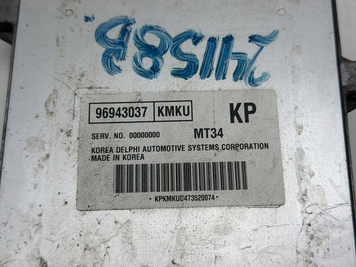 2008 Chevrolet Aveo5 Engine Computer Control Module Unit ECU 96943037 OEM