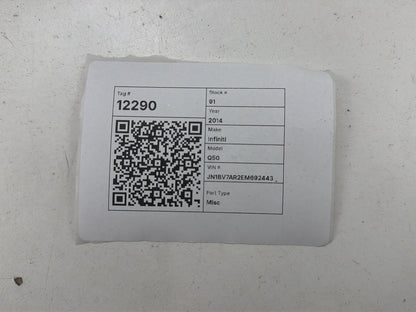 2014-2021 Infiniti Q50 Rear Right Passenger Side Seat Headrest 86430-4GA1A OEM