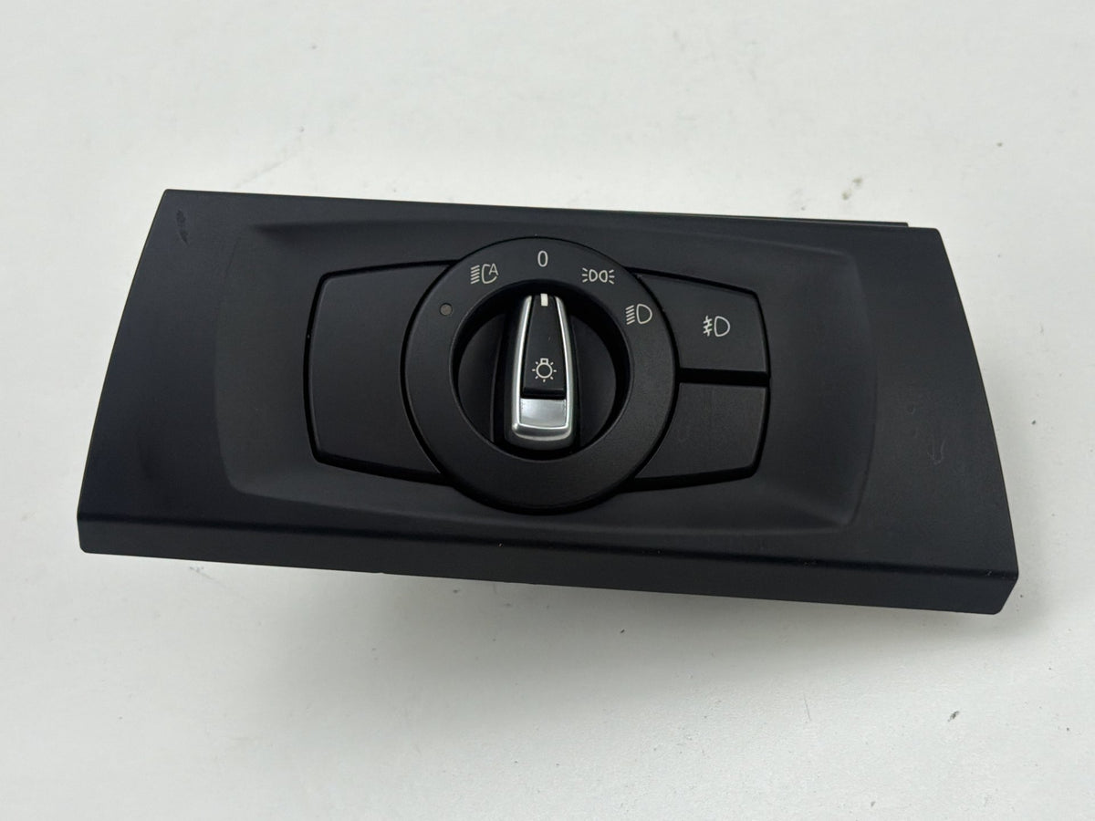 2009-2013 BMW 335i xDrive Headlamp Control Switch Panel 9169398 OEM