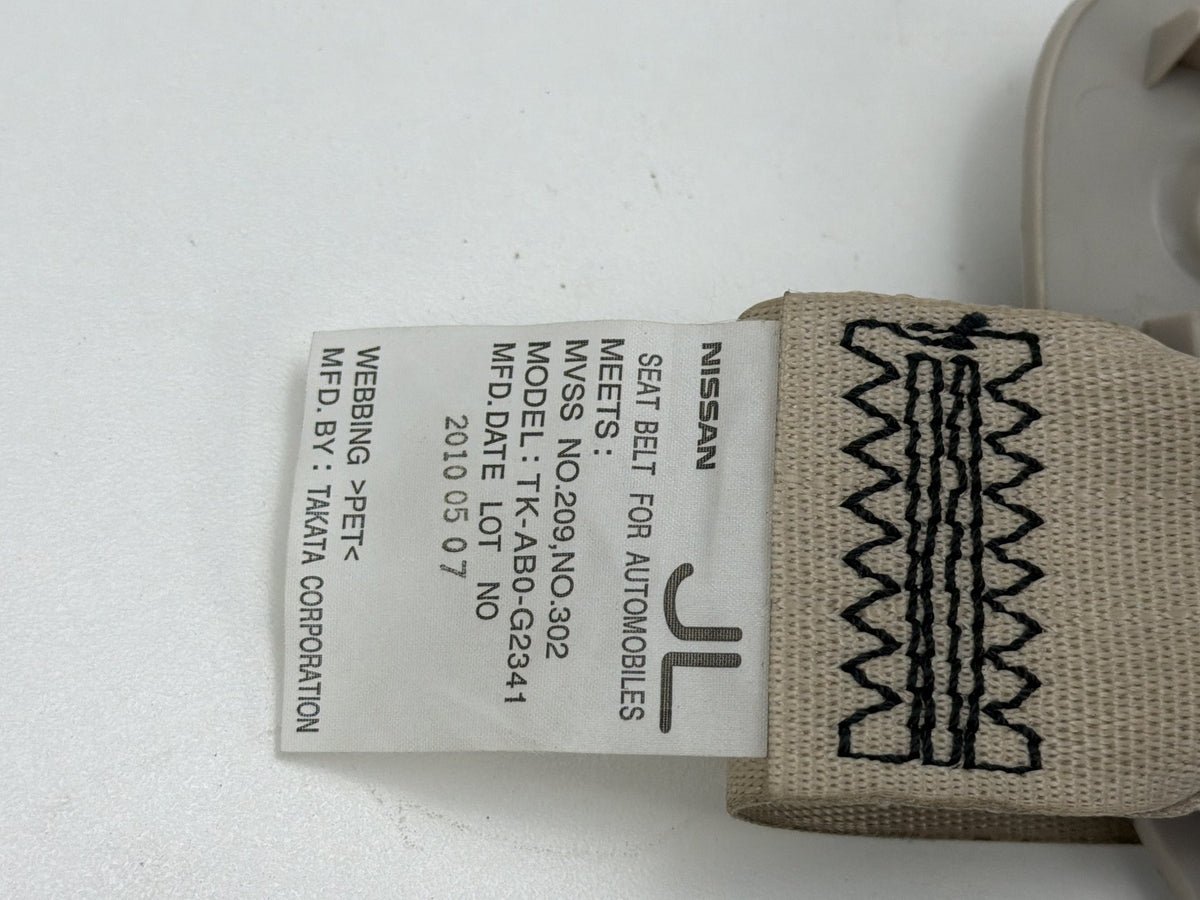 2011-2017 Infiniti QX56-Rear 3rd Row Left Driver Side Seat Belt TK-AB0-G2341 OEM
