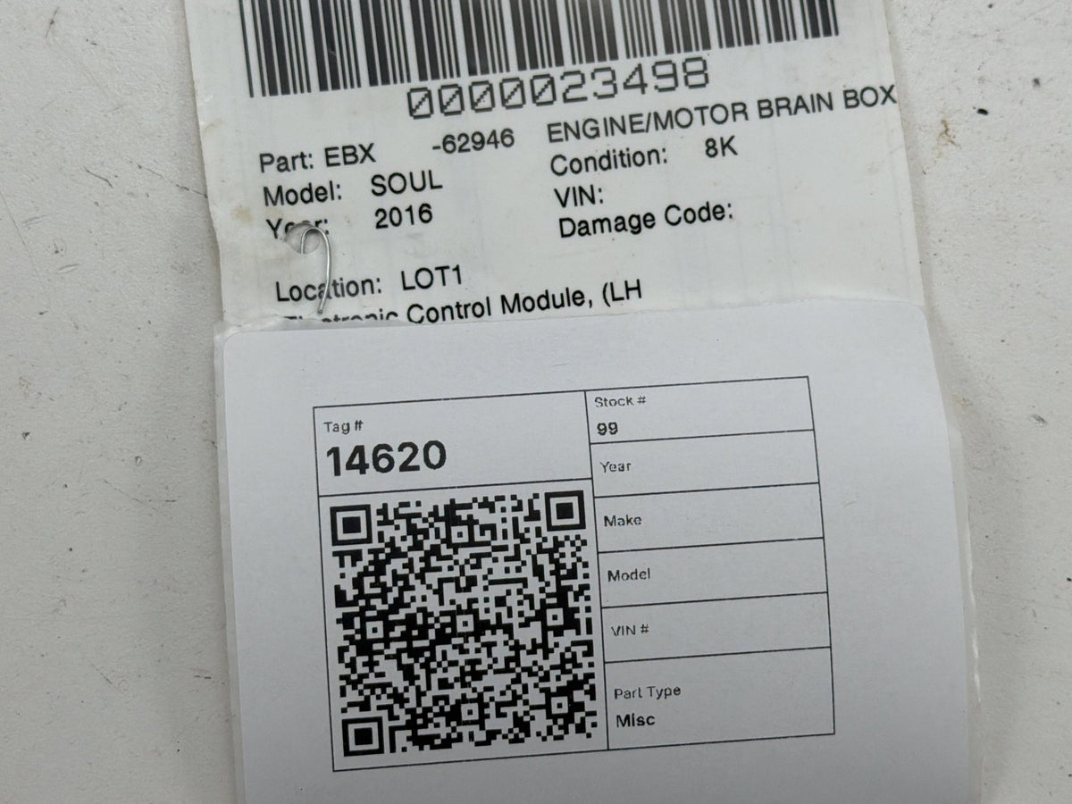 2016 Kia Soul 2.0L Engine Computer Control Module Unit ECU 39133-2EHA7 OEM