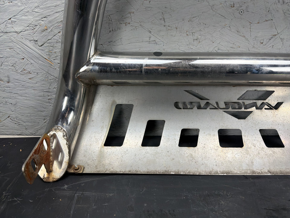 2010-2024 Toyota Land Cruiser Stainless Steel Classic Bull Bar Bumper Guard OEM